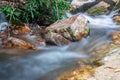 beautiful cascading waterfall over rocks long exposure in Chiangmai Chiang mai mountains northern thailand Royalty Free Stock Photo