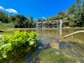 Beautiful Cascata del Sasso in Sant\'Angelo in Vado, Marche region, Italy