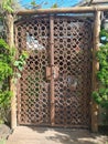 Beautiful cast iron gate Royalty Free Stock Photo