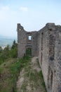 Beautiful castel belfort ruin in italy Royalty Free Stock Photo