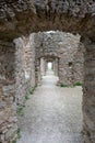 Beautiful castel belfort ruin in italy