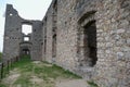 Beautiful castel belfort ruin in italy