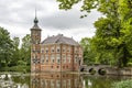 The beautiful Castle Bouvigne near Breda photographed from the street side, Netherlands