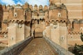 Castle coca in spain Royalty Free Stock Photo