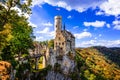 Beautiful castle of Germany,Lichtenstein old castle. Royalty Free Stock Photo