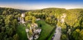 Beautiful castle on the hill in Ojcow, Poland