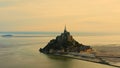 beautiful castle Mont Saint Michel France Royalty Free Stock Photo