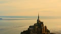 beautiful castle Mont Saint Michel France Royalty Free Stock Photo