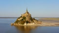 beautiful castle Mont Saint Michel France Royalty Free Stock Photo