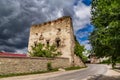 A beautiful castle in ruins in the city of Satanov