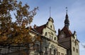 Hunting castle of Count Shenborn in Carpaty Village. Zakarpattja Region, Ukraine Royalty Free Stock Photo