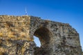 Beautiful castle view of Koroni town in Messenia, Peloponnese, Greece