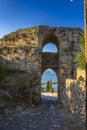 Beautiful castle view of Koroni town in Messenia, Peloponnese, Greece