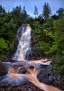 Caramel Waterfall in Newfoundland, Canada