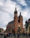 Beautiful cathedral in Krakow old town