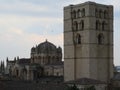 Beautiful cathedral in the Romanesque style of great size and many campaigns