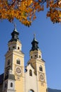 The Beautiful Cathedral of Santa Maria Assunta and San Cassiano in Bressanone. Brixen / Bressanone is a town in South Tyrol.