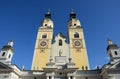 The Beautiful Cathedral of Santa Maria Assunta and San Cassiano in Bressanone. Brixen / Bressanone is a town in South Tyrol.