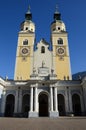 The Beautiful Cathedral of Santa Maria Assunta and San Cassiano in Bressanone. Brixen / Bressanone is a town in South Tyrol.