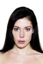 Beautiful caucasian woman crying Royalty Free Stock Photo