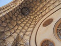 Beautiful ceiling design mosaic at Iranian traditional palace Royalty Free Stock Photo