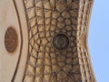 Beautiful ceiling design mosaic at Iranian traditional palace Royalty Free Stock Photo