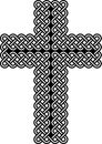 Beautiful Celtic cross. Vector illustration isolated. Easter concept