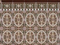 Beautiful ceramic tiles at Fuengirola Spain Royalty Free Stock Photo