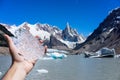 Rugged Cerro Torre mountain. Patagonia region of Argentina Royalty Free Stock Photo