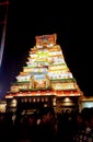 Beautiful chaardham look puri temple goddess durga pandal