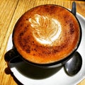 Beautiful Chai Latte at St. Kilda, Victoria, Australia Royalty Free Stock Photo