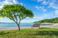 Beautiful chair near the sea at Sichan island, Pattaya, Chonburi