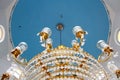 Beautiful chandelier in the Mosque