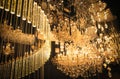 The beautiful Chandelier in the night