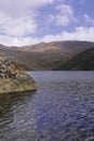 beautiful changu lake or tsongmo lake a popular tourist destination of sikkim Royalty Free Stock Photo