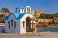 Beautiful chapel on the coast of Crete