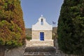 Beautiful chapel on Paros island Royalty Free Stock Photo