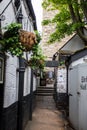 Beautiful, charming and quaint narrow passage in Oxford, England