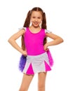 Cheerleader girl Royalty Free Stock Photo