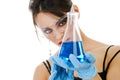 Beautiful chemist Royalty Free Stock Photo