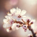 Beautiful cherry blossom in spring time. Abstract nature background. Royalty Free Stock Photo