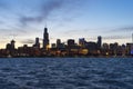 Beautiful Chicago city skyline