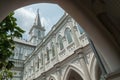 Beautiful CHIJMES historic building complex in Singapore Royalty Free Stock Photo