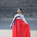 Beautiful Chinese Girl in Traditional Dress