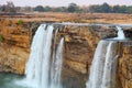 Beautiful Chitrakote Falls in Tiratha, India Royalty Free Stock Photo