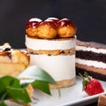 Beautiful chocolate cakes, desserts