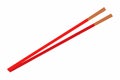Beautiful chopstick, object. image of chopstick on white vector illustration Royalty Free Stock Photo