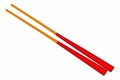 Beautiful chopstick, object. image of chopstick on white vector illustration Royalty Free Stock Photo