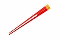 Beautiful chopstick, object. image of chopstick on white vector illustration Royalty Free Stock Photo