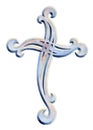 Beautiful Christian cross ornament design Royalty Free Stock Photo